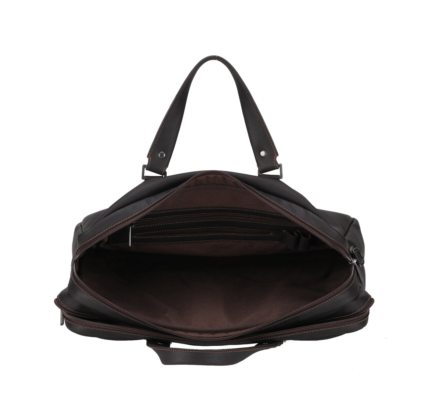 Gran Cartera de Cuero Negra