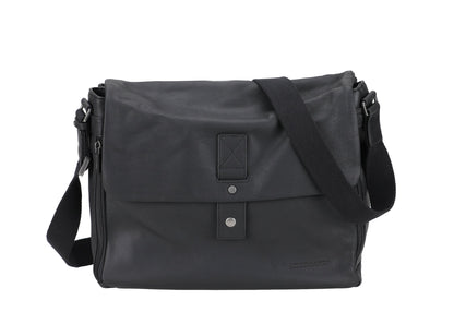 Bolso de Caza de Cuero Néro con Solapa