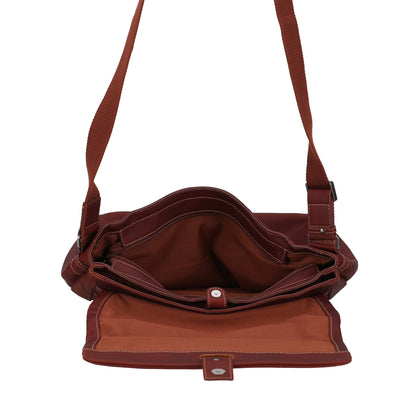 Bolso de Caza de Cuero Néro con Solapa
