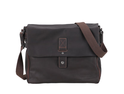 Bolso de Caza de Cuero Néro con Solapa