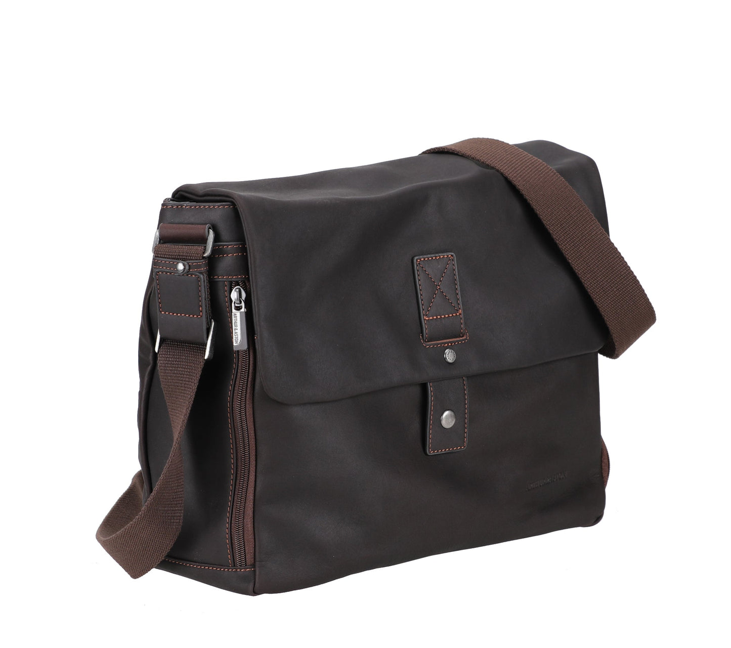 Bolso de Caza de Cuero Néro con Solapa