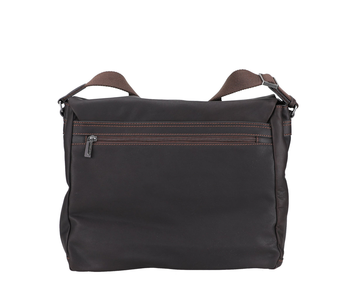 Bolso de Caza de Cuero Néro con Solapa