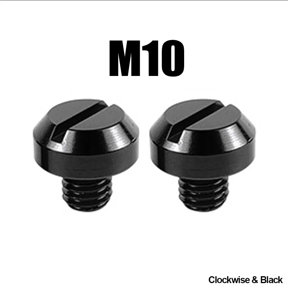 2PCS M8 M10*1.25 Motorcycle Mirror Hole Plug Screw Bolts for Yamaha Honda Kawasaki Suzuki BMW Aprilia Ducati Universal