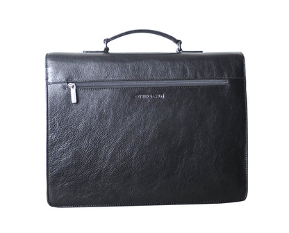 Georges Cuero de Vaca Cartera con 1 Soufflet