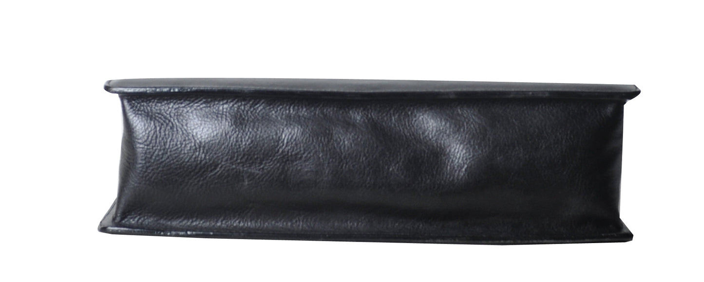 Georges Cuero de Vaca Cartera con 1 Soufflet
