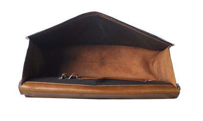 Georges Cuero de Vaca Cartera con 1 Soufflet