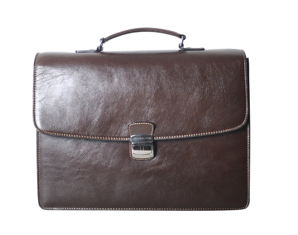 Georges Cuero de Vaca Cartera con 1 Soufflet