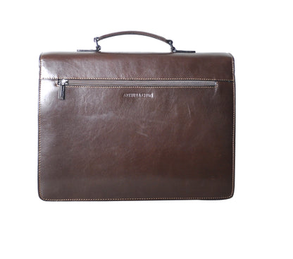 Georges Cuero de Vaca Cartera con 1 Soufflet