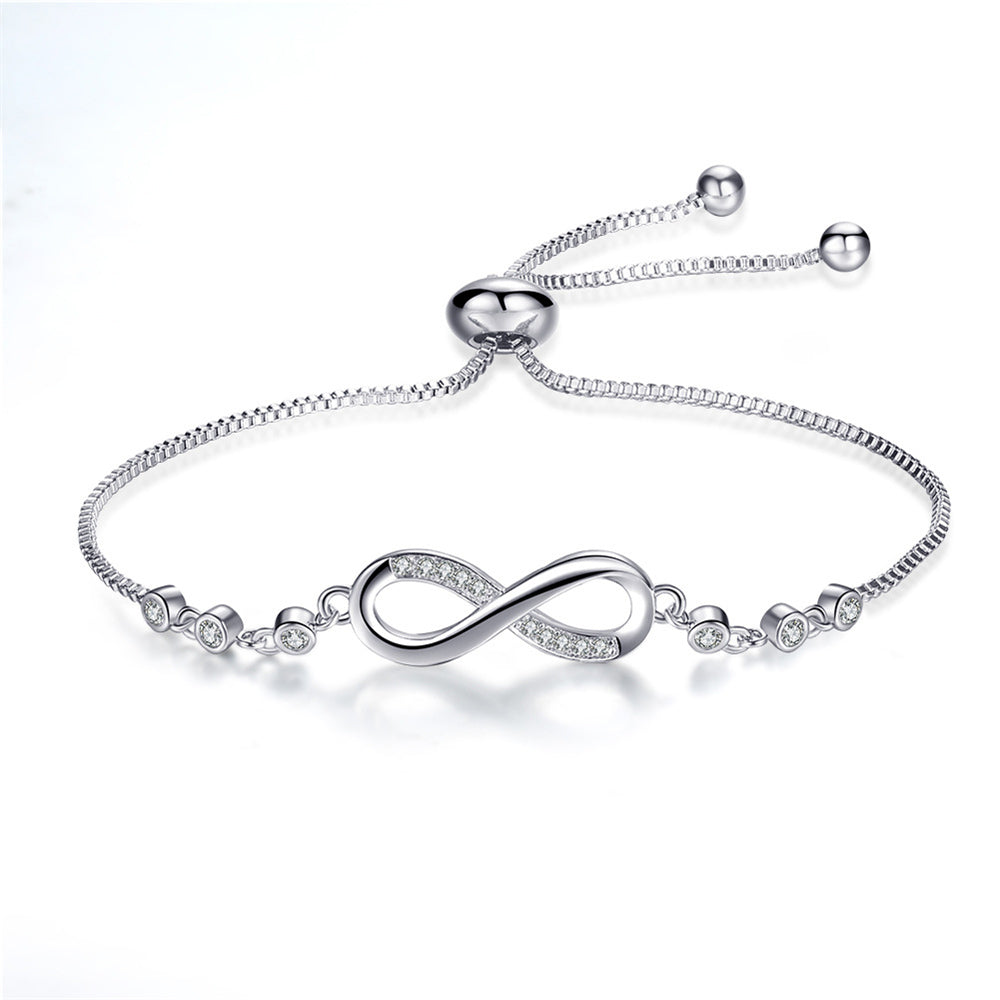 Pulsera Chic Ajustable con Diseño de Infinito