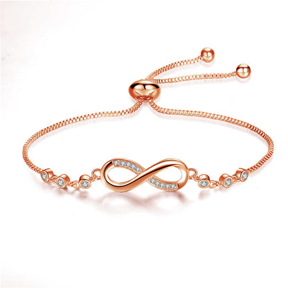 Pulsera Chic Ajustable con Diseño de Infinito