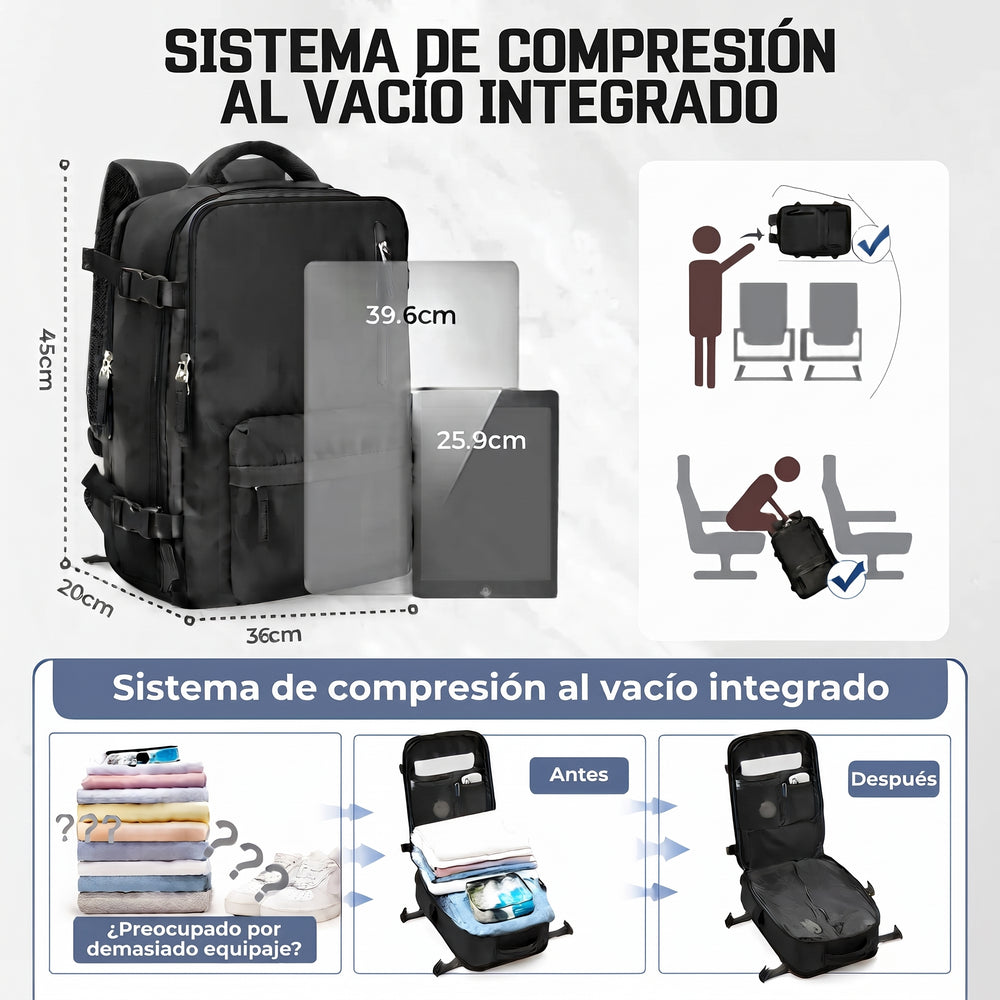 ORLYN | Mochila de vacío