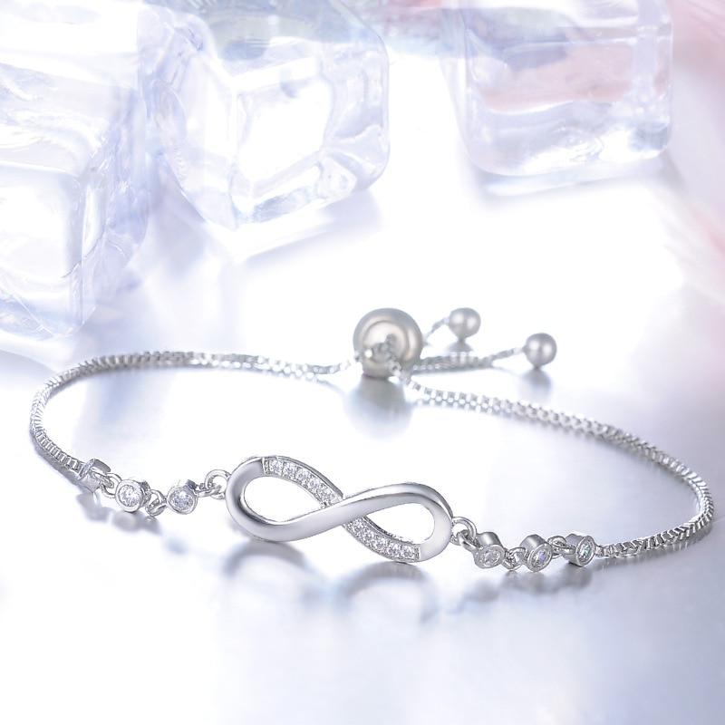 Pulsera Chic Ajustable con Diseño de Infinito