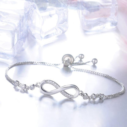 Pulsera Chic Ajustable con Diseño de Infinito