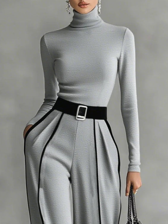 Vera™ | Conjunto Chic con Detalles en Contraste