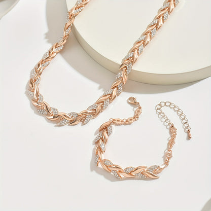 Claudine | Collar y Pulsera con Diseño de Cola de Pescado