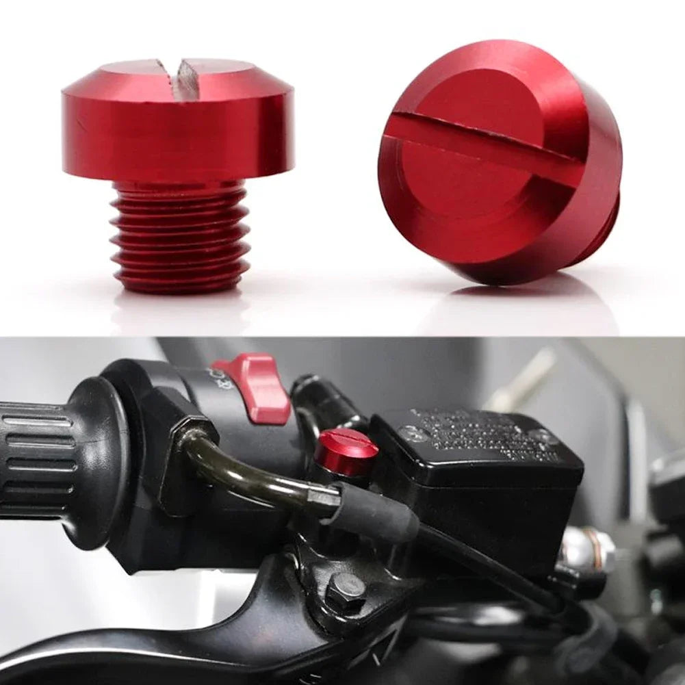 2PCS M8 M10*1.25 Motorcycle Mirror Hole Plug Screw Bolts for Yamaha Honda Kawasaki Suzuki BMW Aprilia Ducati Universal