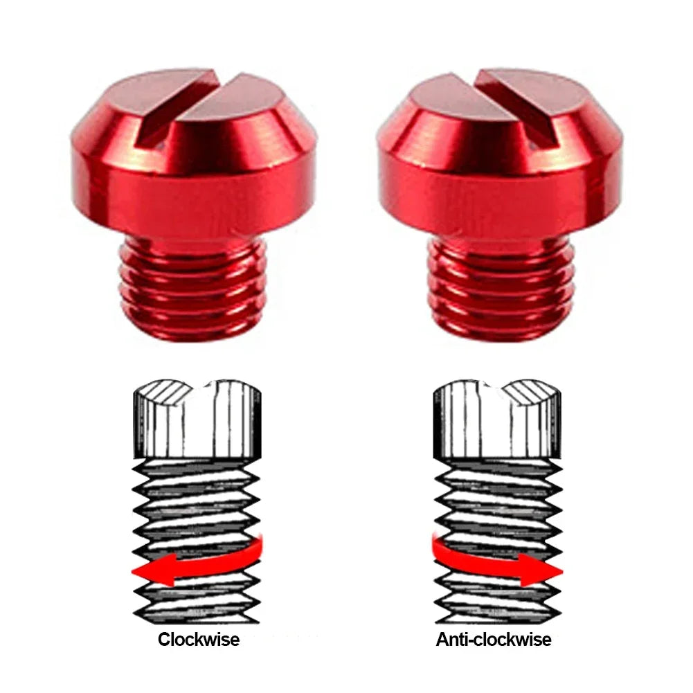 2PCS M8 M10*1.25 Motorcycle Mirror Hole Plug Screw Bolts for Yamaha Honda Kawasaki Suzuki BMW Aprilia Ducati Universal