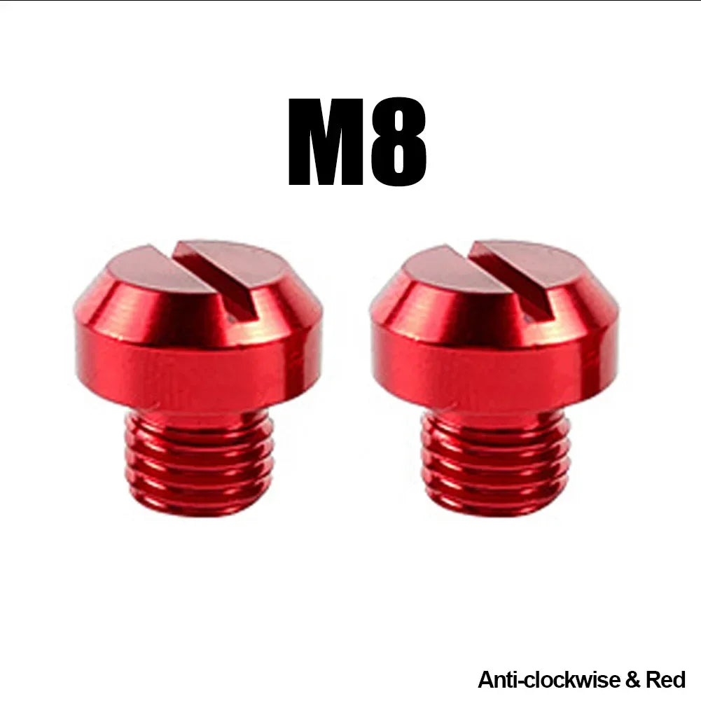 2PCS M8 M10*1.25 Motorcycle Mirror Hole Plug Screw Bolts for Yamaha Honda Kawasaki Suzuki BMW Aprilia Ducati Universal