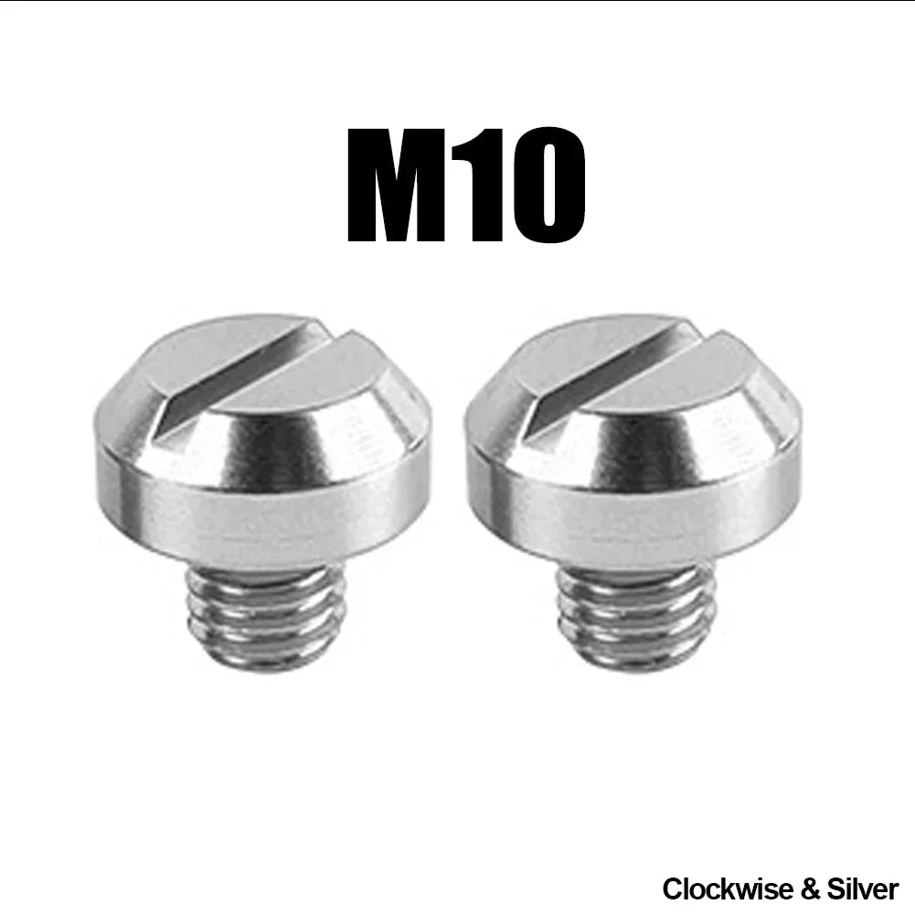 2PCS M8 M10*1.25 Motorcycle Mirror Hole Plug Screw Bolts for Yamaha Honda Kawasaki Suzuki BMW Aprilia Ducati Universal