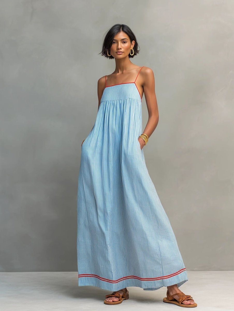 Livia | Elegante Vestido Largo Sin Mangas