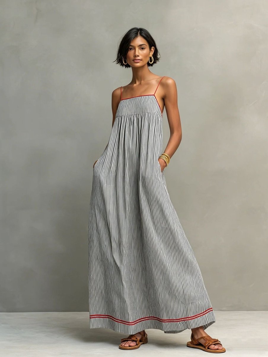 Livia | Elegante Vestido Largo Sin Mangas