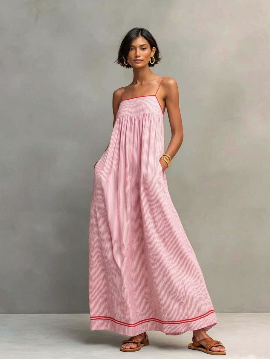 Livia | Elegante Vestido Largo Sin Mangas