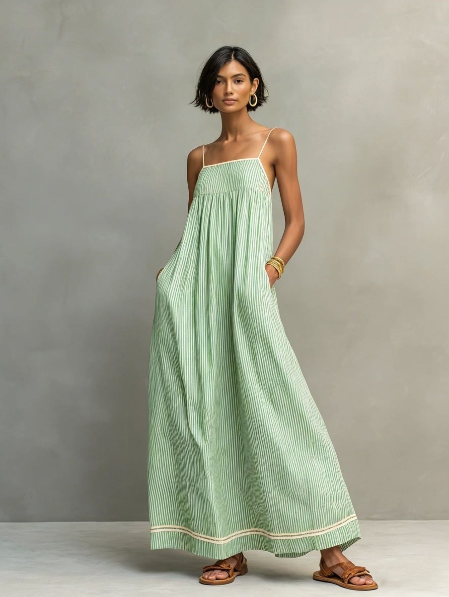 Livia | Elegante Vestido Largo Sin Mangas