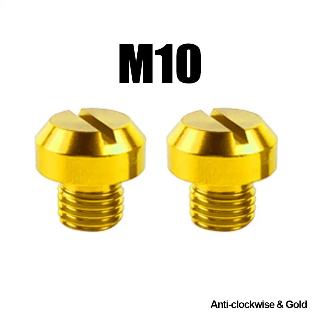 2PCS M8 M10*1.25 Motorcycle Mirror Hole Plug Screw Bolts for Yamaha Honda Kawasaki Suzuki BMW Aprilia Ducati Universal