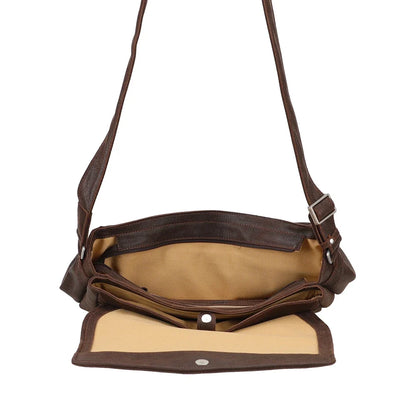Large Owen Leather Messenger Bag