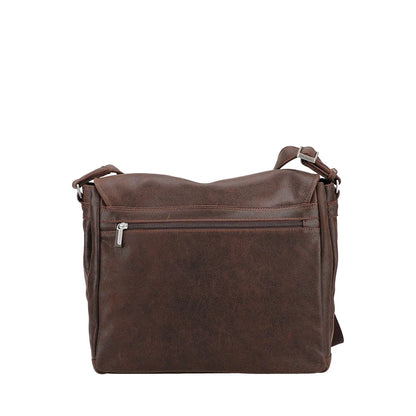 Large Owen Leather Messenger Bag