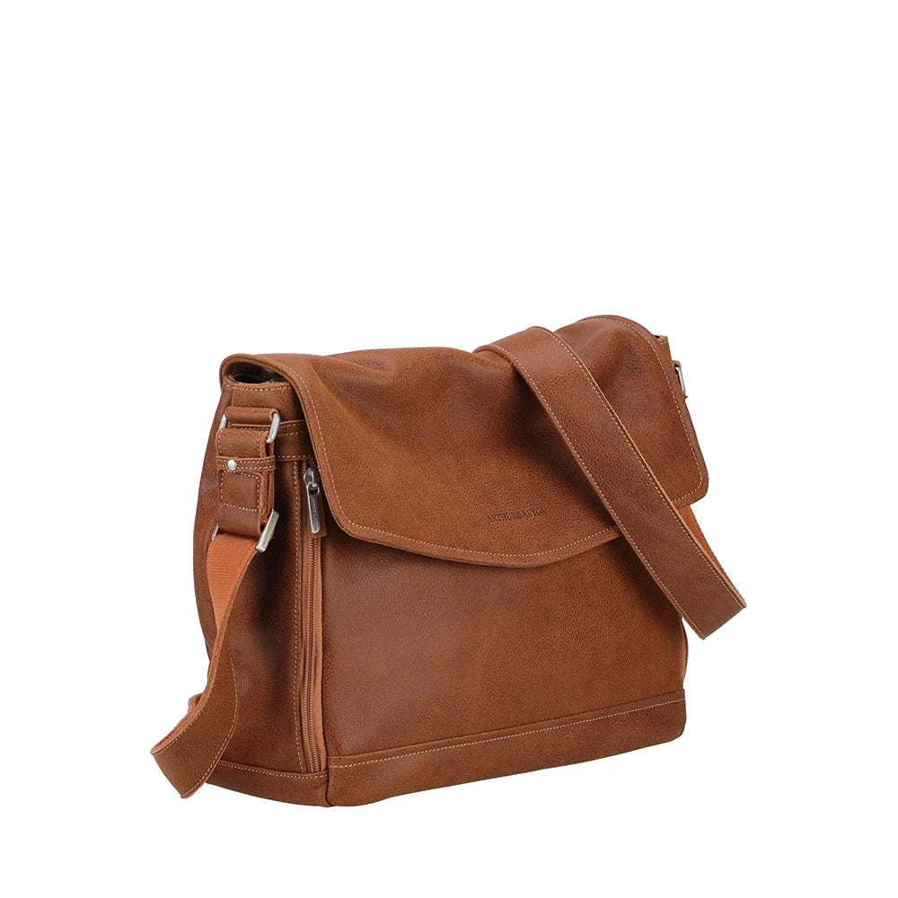 Large Owen Leather Messenger Bag