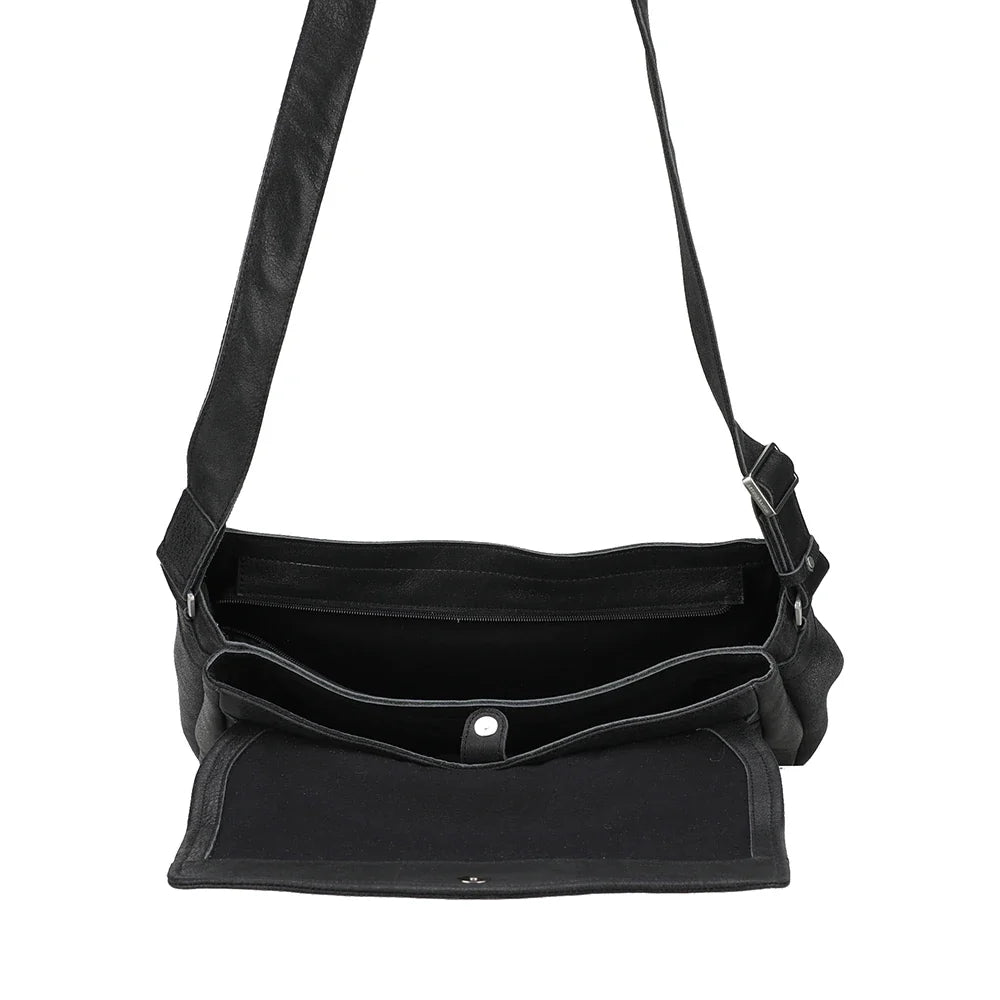Large Owen Leather Messenger Bag