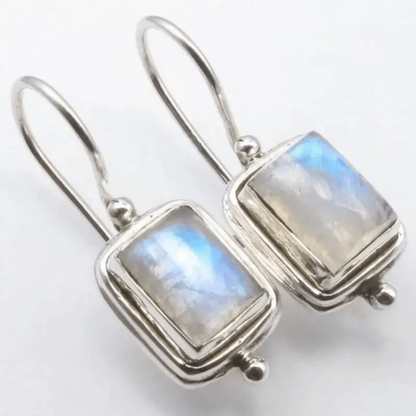 Beatriz - Pendientes Cuadrados de Estilo Vintage