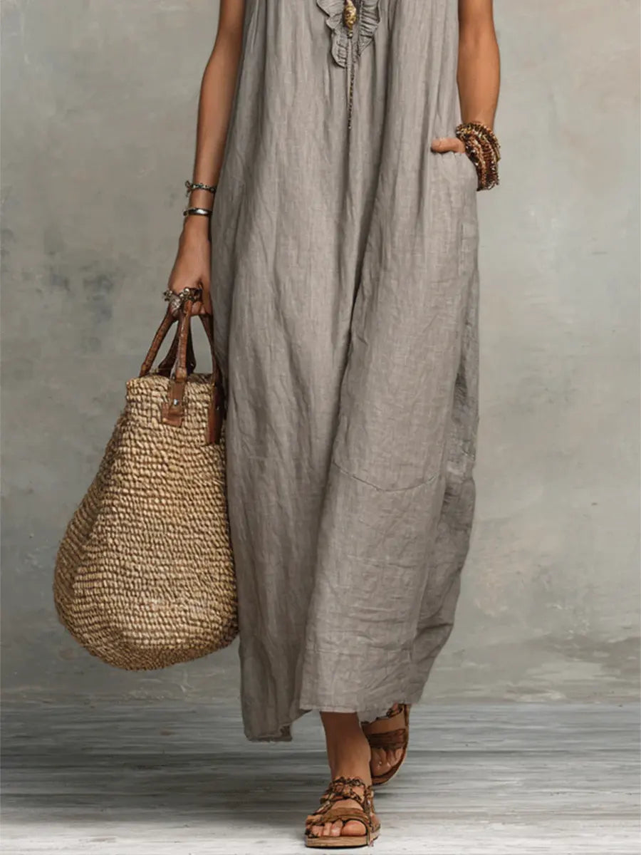 Camélia | Vestido Bohemio de Largo Elegante