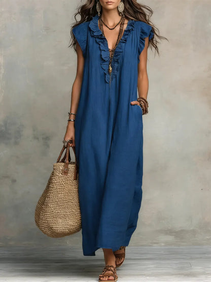 Camélia | Vestido Bohemio de Largo Elegante