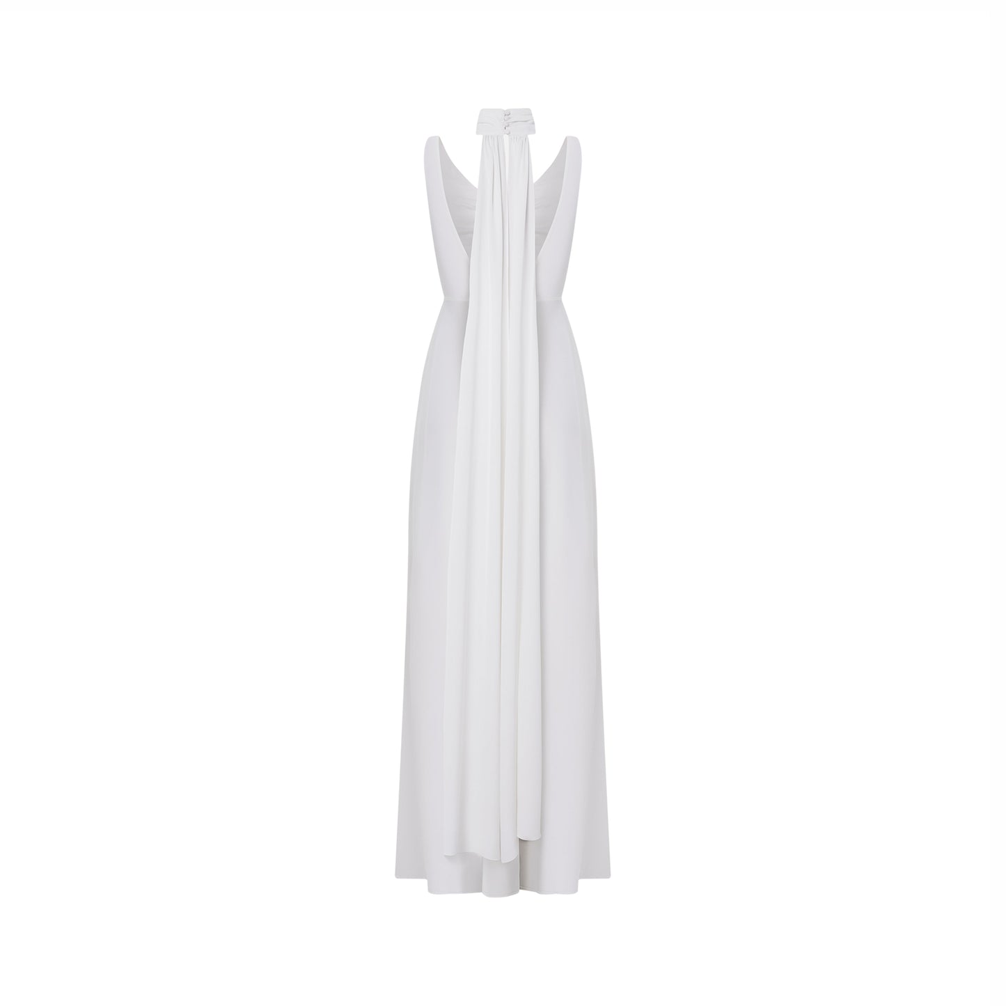 Maxi Vestido Ajustado con Escote en V