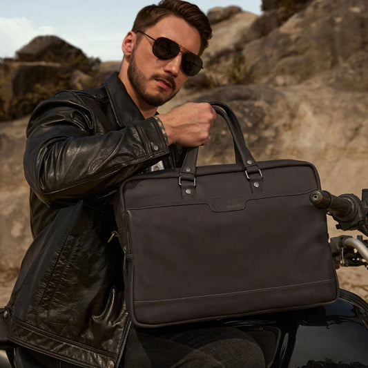 Cartera Grande Arsène en Cuero