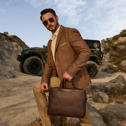 Gran Cartera de Documentos Danny en Cuero